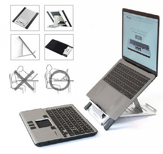 Support ergonomique ordinateur ou tablette MouseTrapper Laptopstand