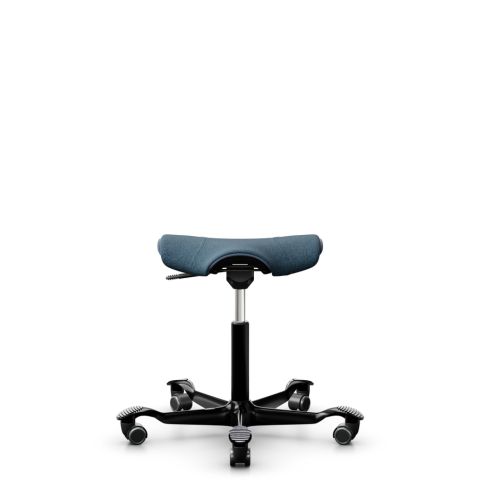 La HAG Capisco Puls 8002 - tabouret en plastique avec assise en selle, rembourrée