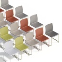 Artesia, stapelbare stoel, conferentie