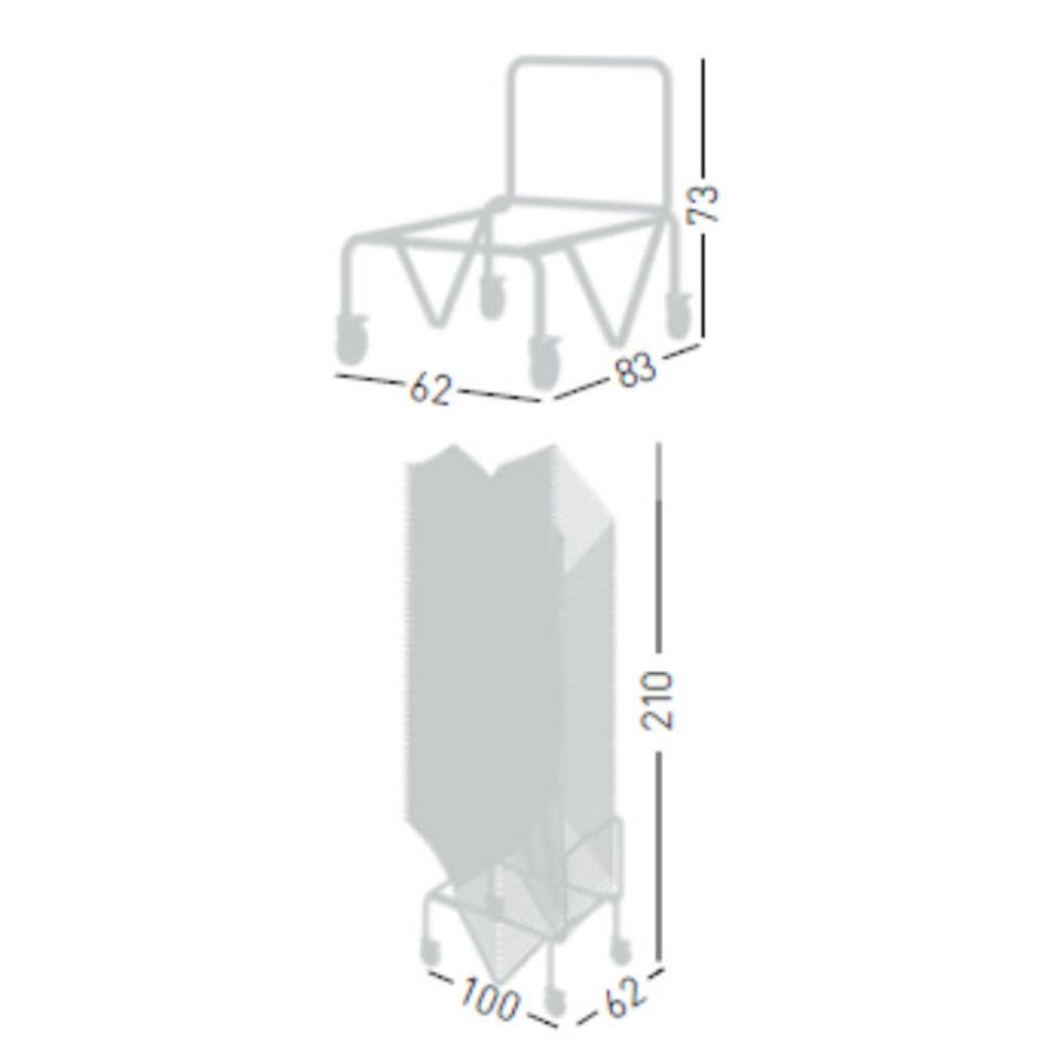 Artesia trolley afmetingen