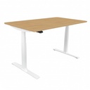 Zit-sta bureau Ergonomio 120x80 naturel eiken melamine