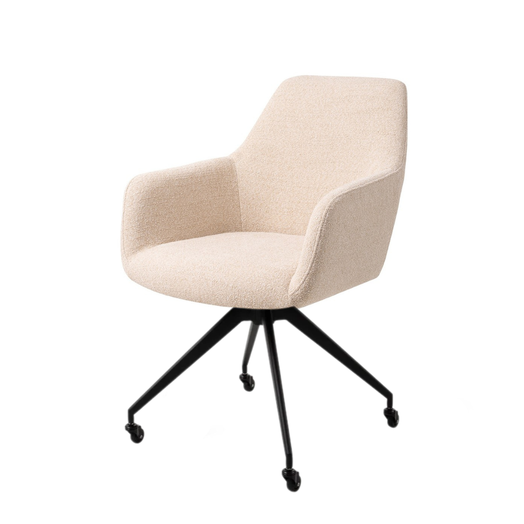 Chaise Hiroo – 4 pieds avec roulettes (glide)