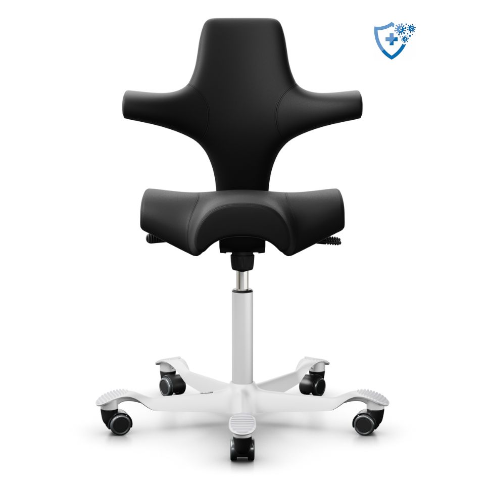 HAG Capisco 8106 Schwarz PUxx Kunstleder 