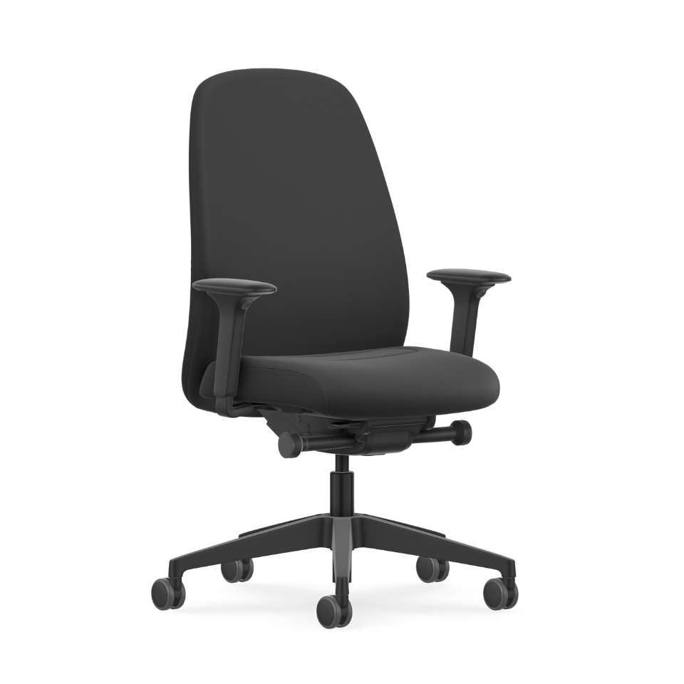 Interstuhl HEJ Polsterrücken mit Synchronmechanik (HJ 116) - Schwarz | Mint