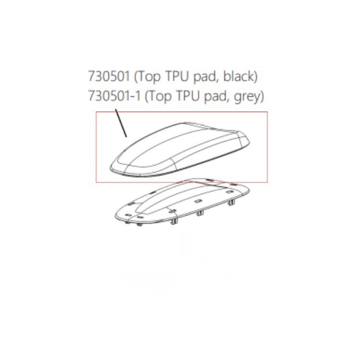 RH Mereo vervangingsonderdeel Armpad 8T