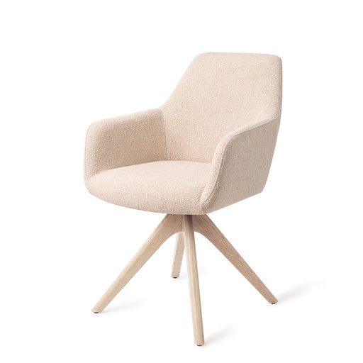 Hiroo chair – 4-leg wooden swivel (revolve)